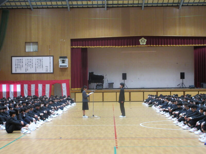 対面式：あいさつ