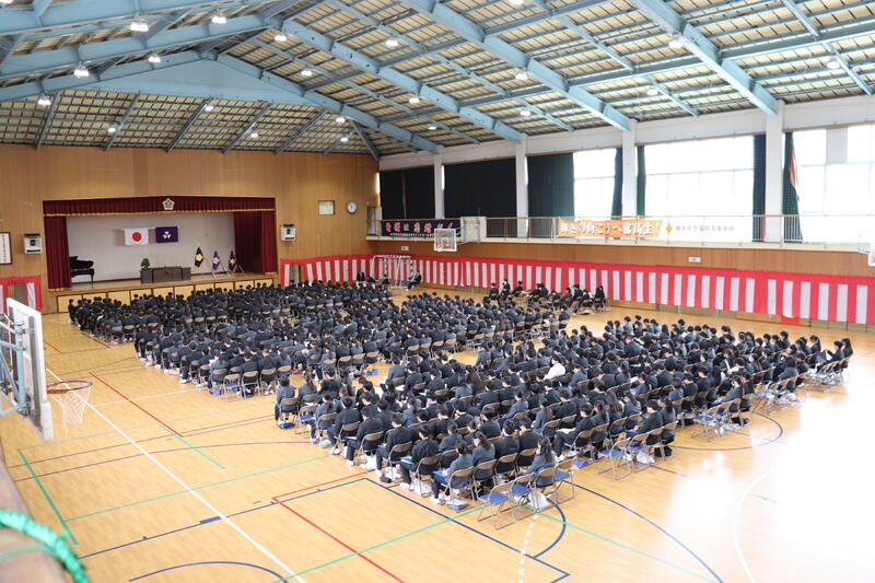 開校記念式典の様子